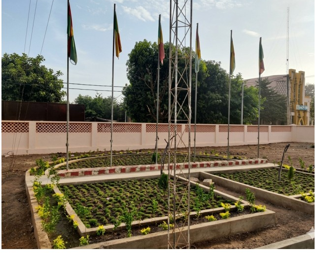 Jardin des drapeaux des États membres